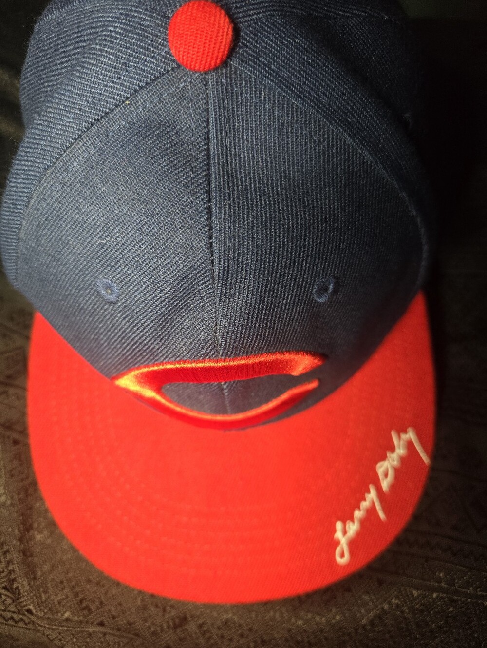 Cleveland INDIAN Red Two-Tone Baseball Cap - Navy & Red - Picture 6 of 6